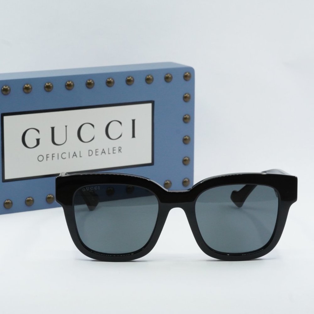 💯 NEW GUCCI GG0998S 001 BLACK/GREY SUNGLASSES - Picture 2 of 9